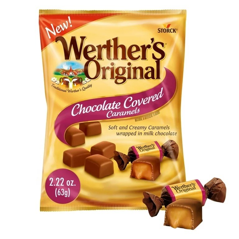 Werther's Original Peg Bags - Chocolate Covered Caramels