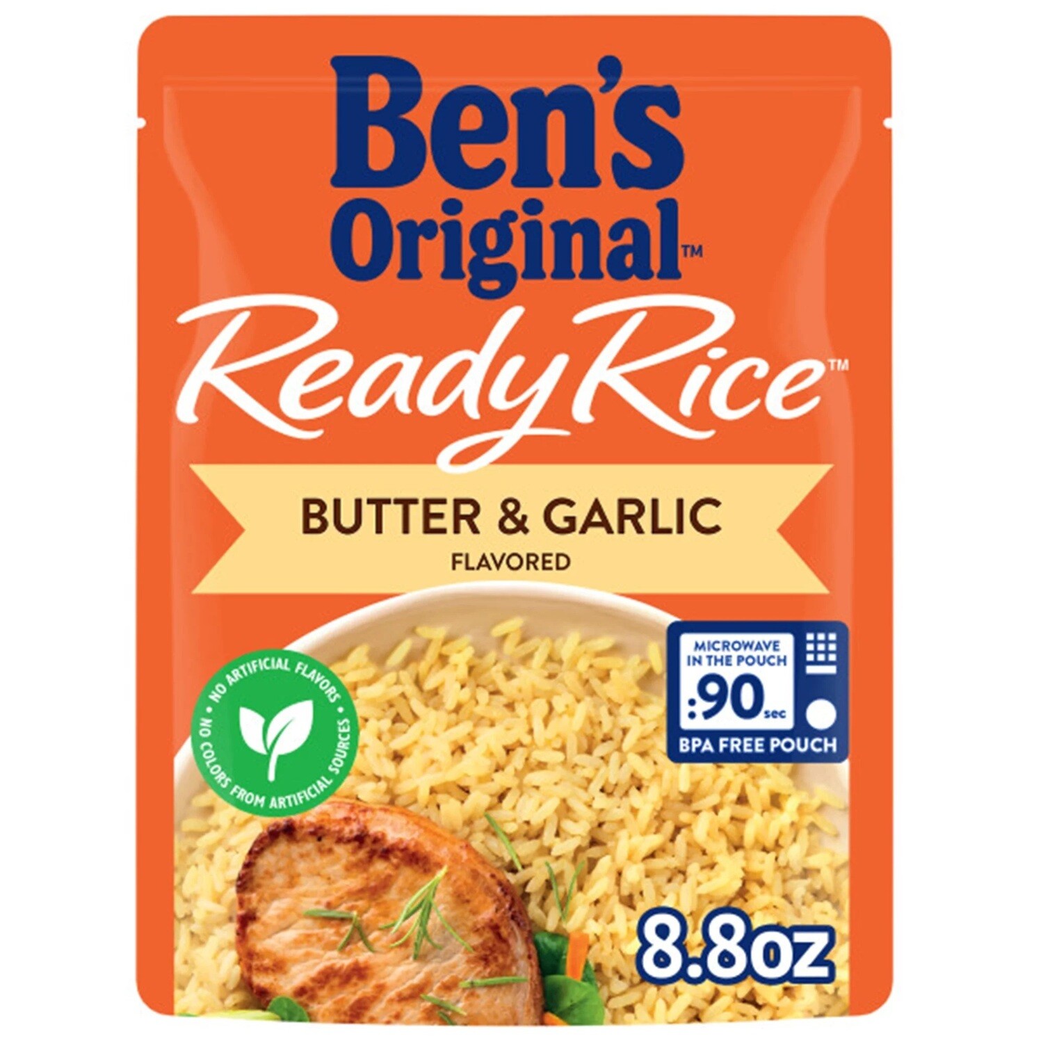 Ben's Original Ready Rice Microwave Pouches Butter & Garlic