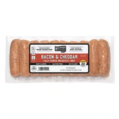 Kiolbassa Bacon & Cheddar Links 20ct