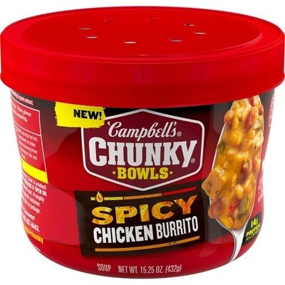 Campbell's Chunky Spicy Chicken Burrito