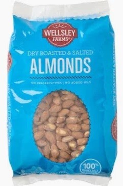 Almonds Party Bag Dry-Roasted and Salted