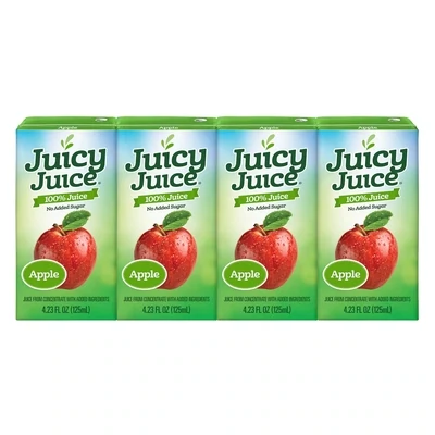 Juicy Juice 4ct drink box - apple