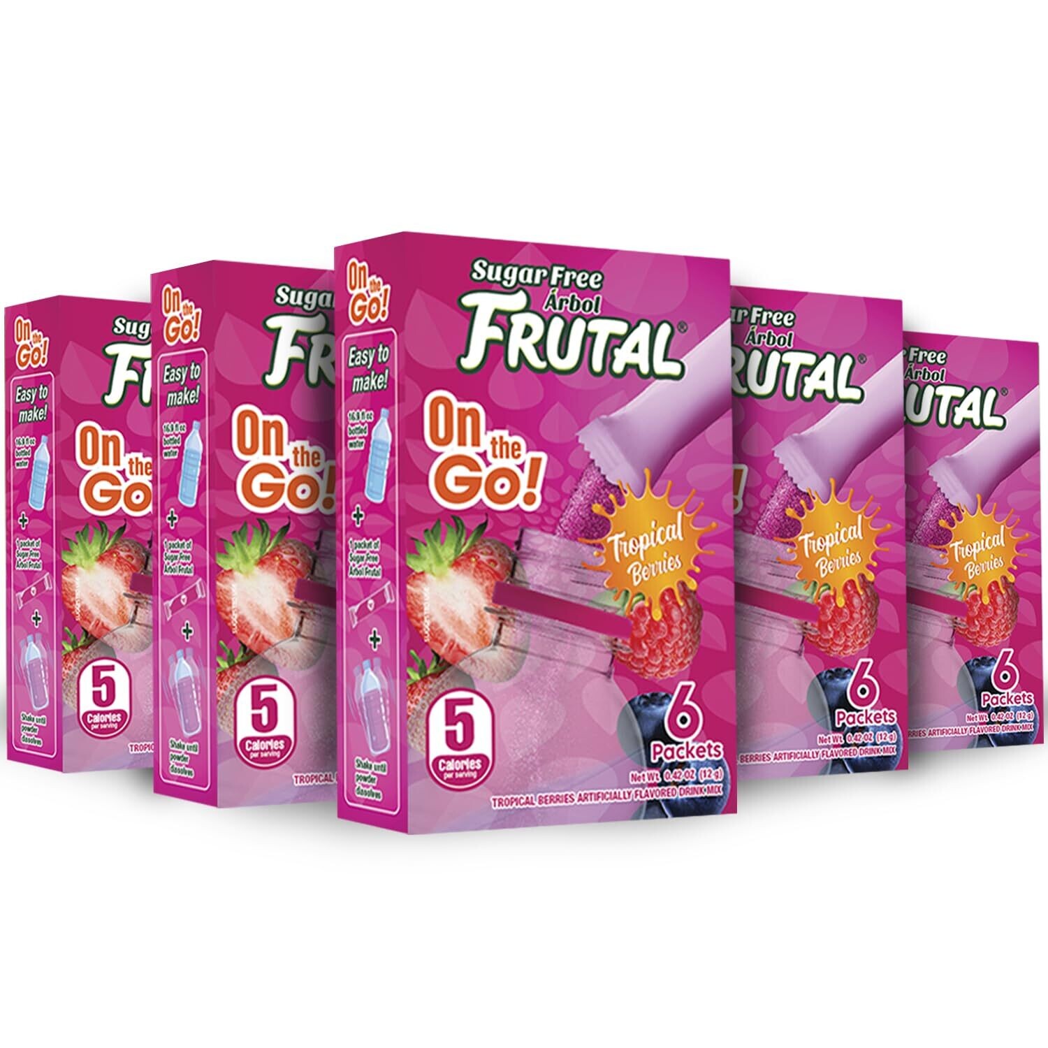 Frutal On the Go! - Tropical Berries 6ct (add to 16.9oz water)