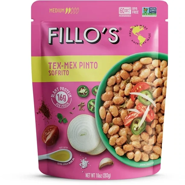 Fillo's Bean Pouch - Tex-Mex Pinto Beans