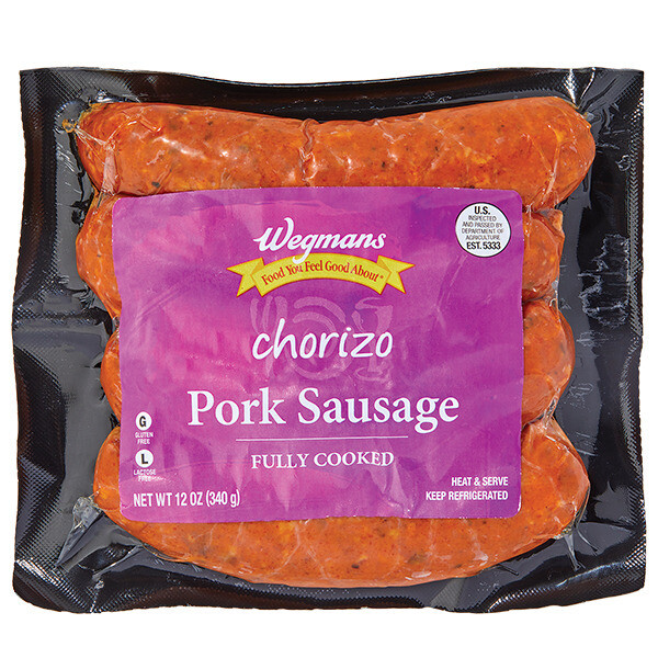 Wegman&#39;s Chorizo Pork Sausage 4ct