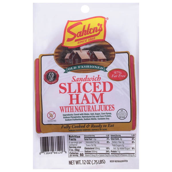 Sahlen&#39;s Sandwich Sliced Ham