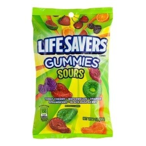 Peg Bags     Lifesavers Gummies Sours Big Bag