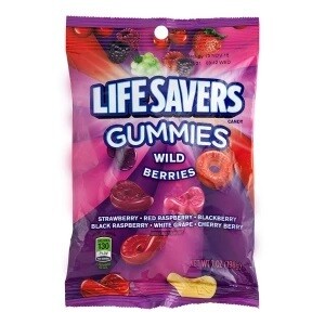 Peg Bags Lifesavers Gummies Wild Berries Big Bag