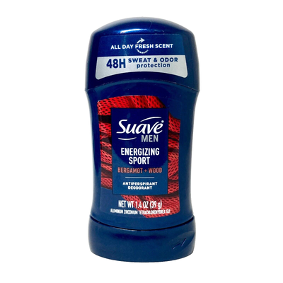 Suave Men Active Energizing Sport Antiperspirant Deodorant 1.4oz