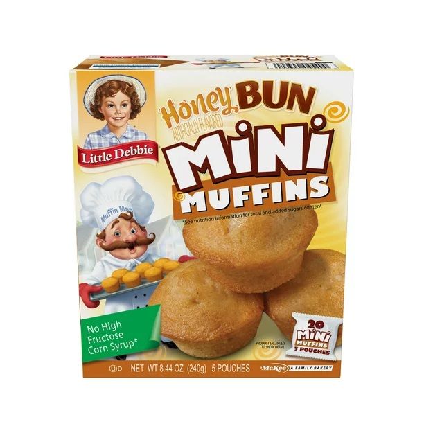 Little Debbies -    Mini Muffins, Honey Bun 20ct