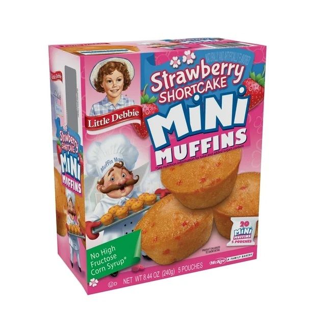 Little Debbies -    Mini Muffins, Strawberry Shortcake 20ct