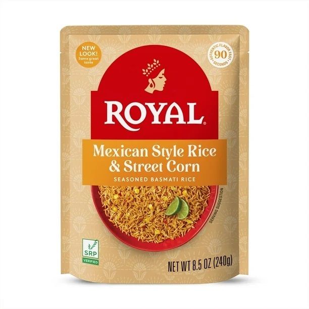 Royal Heat And Eat Rice Microwave Pouches - Mexican Style Rice &amp; Street Corn