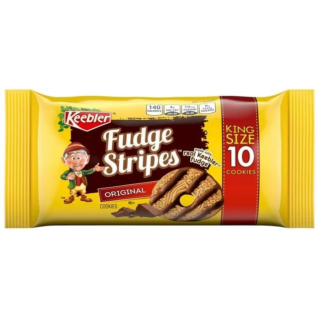 Keebler Fudge Stripes King-Size 10ct