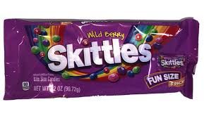 Fun Size Candy     Skittles Wildberry 6ct