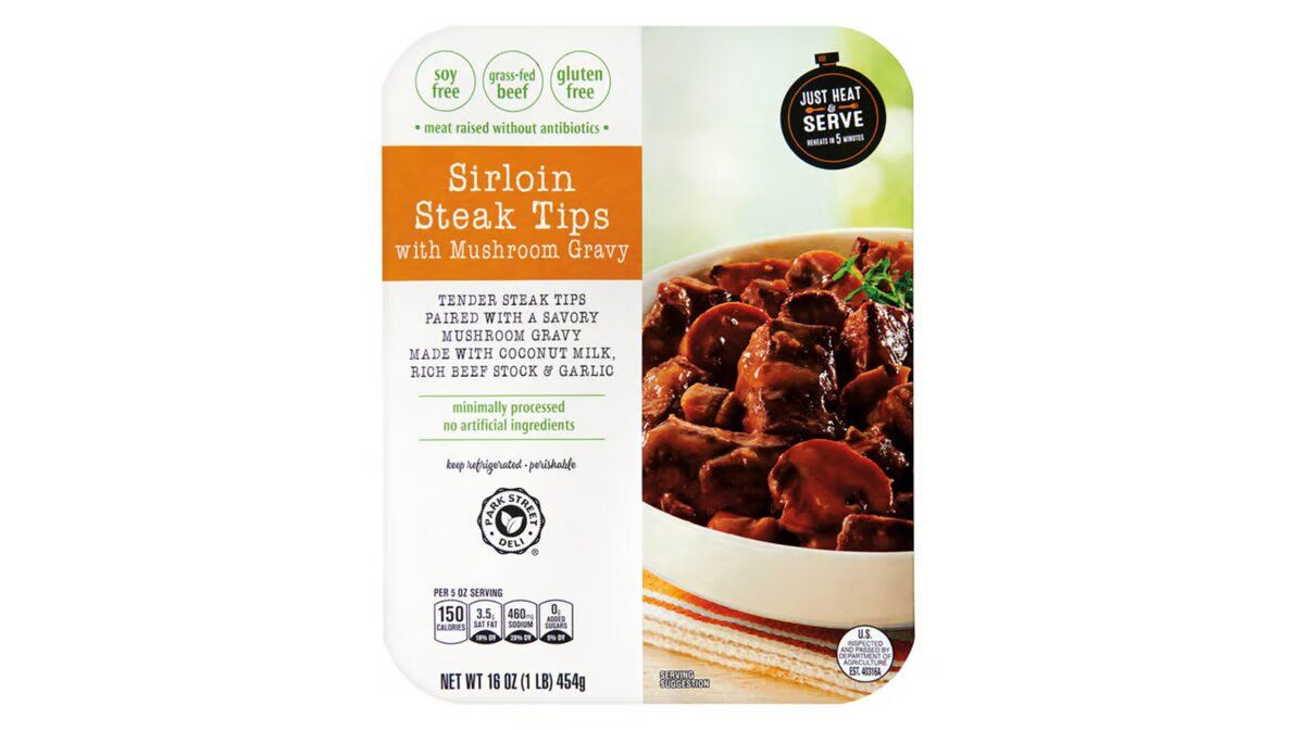 Park Street Deli - Sirloin Steak Tips with Mushroom Gravy