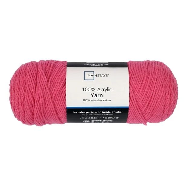 Yarn - pink skein 7oz