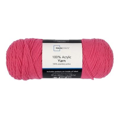 Yarn - pink skein 7oz