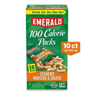 Emerald Cashews 100 Calorie Packs 10ct