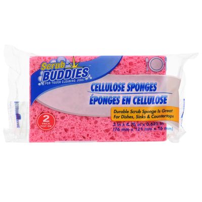 Cellulose Sponges 2ct