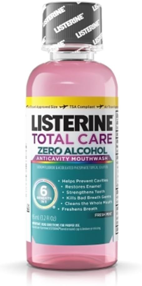Listerine Total Care Zero Travel Size 3.2oz