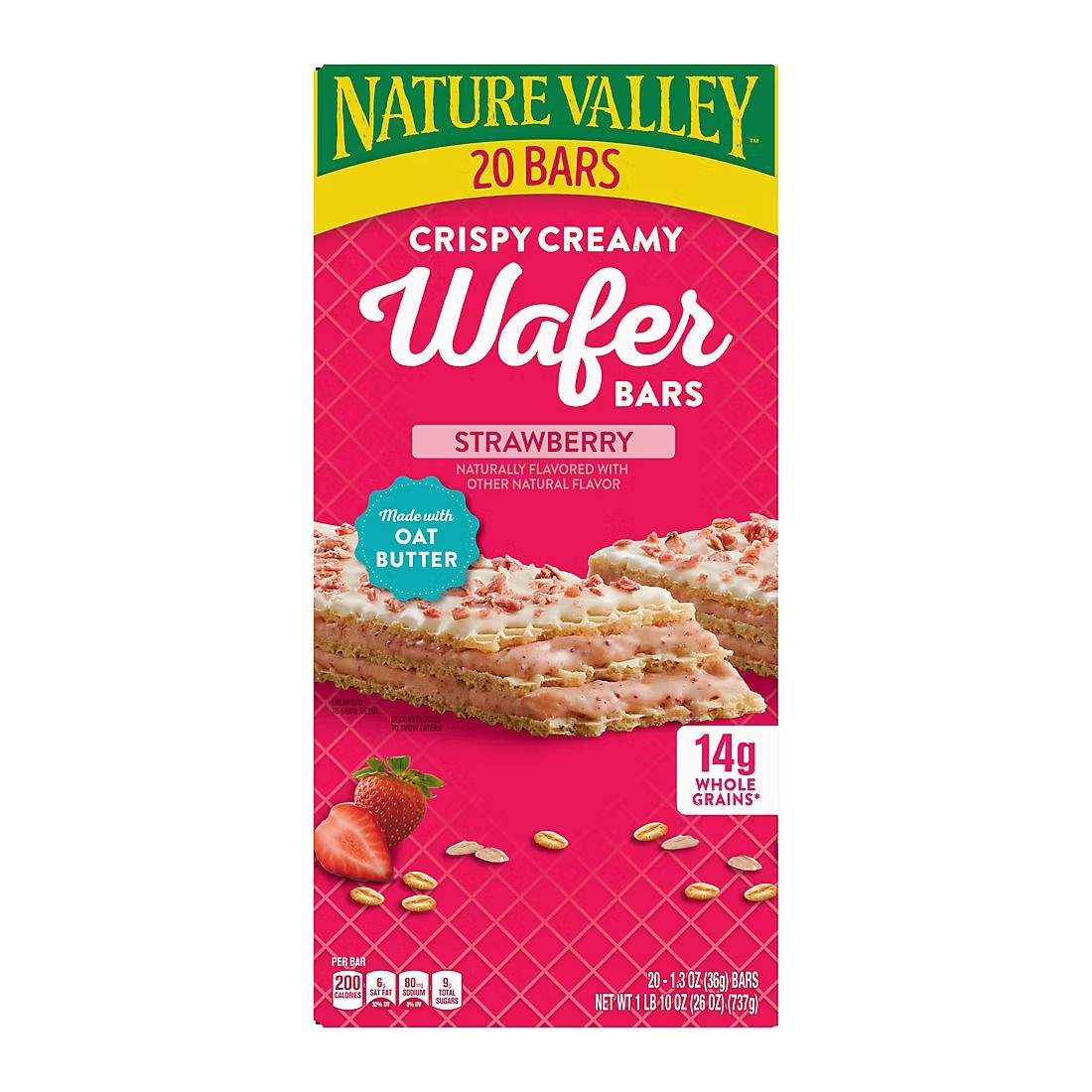 Nature Valley Strawberry Wafer Bars 20ct
