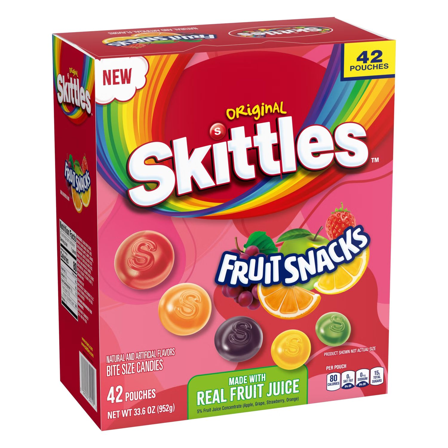 Skittles Fruit Snacks Club Pack 42ct