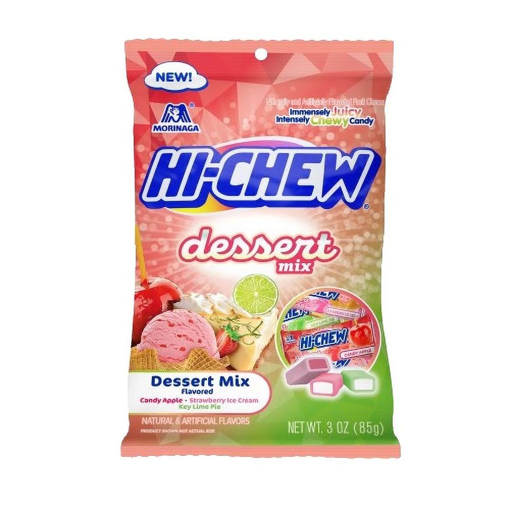 Peg Bags     Hi-Chew Fruit Chews Dessert Mix