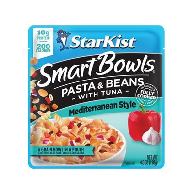 Starkist Smart Bowls - Mediterranean Style Pasta &amp; Beans