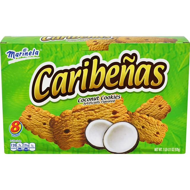 Marinela Mexican Cookies Caribenas Coconut Cookies 8ct