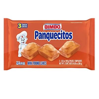 Bimbo Panquecitos Mini Pound Cakes 3ct twin
