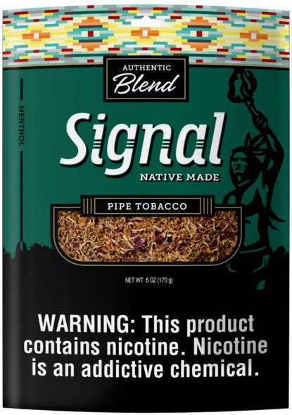 Signal Native Made Large Cut Pipe Tobacco 6oz - Menthol