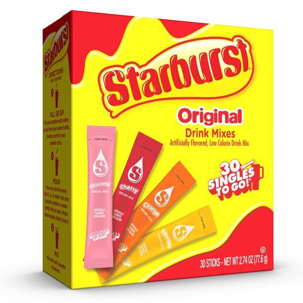 Starburst Singles to Go! 30ct (add to 16.9oz water)     Variety Pack
