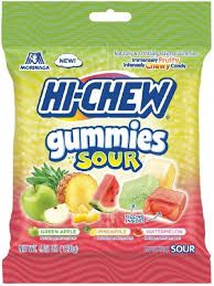 Peg Bags     Hi-Chew Gummies Sour Mix