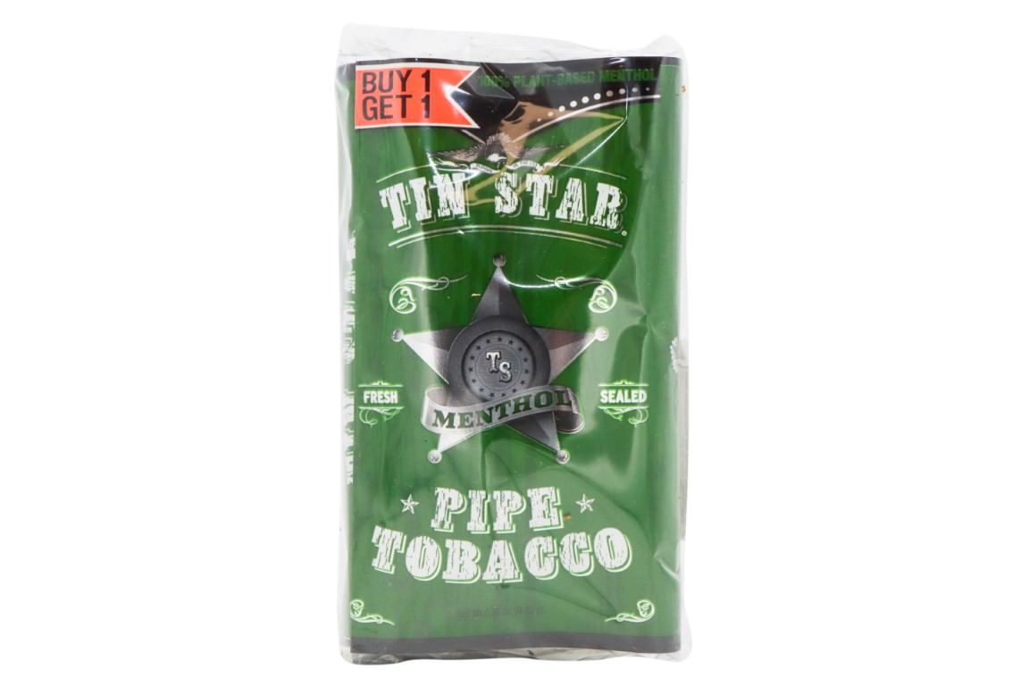 Tin Star Pipe Tobacco Menthol 0.7oz
