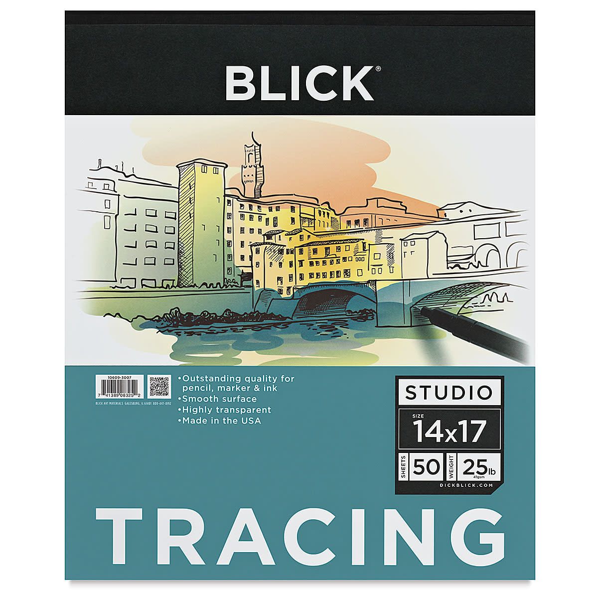 Tracing Paper Pad 14&#39;&#39; x 17&#39;&#39; (50ct)