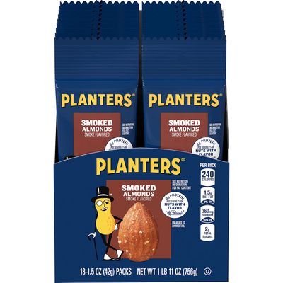 Planters Almonds Smoked 18ct