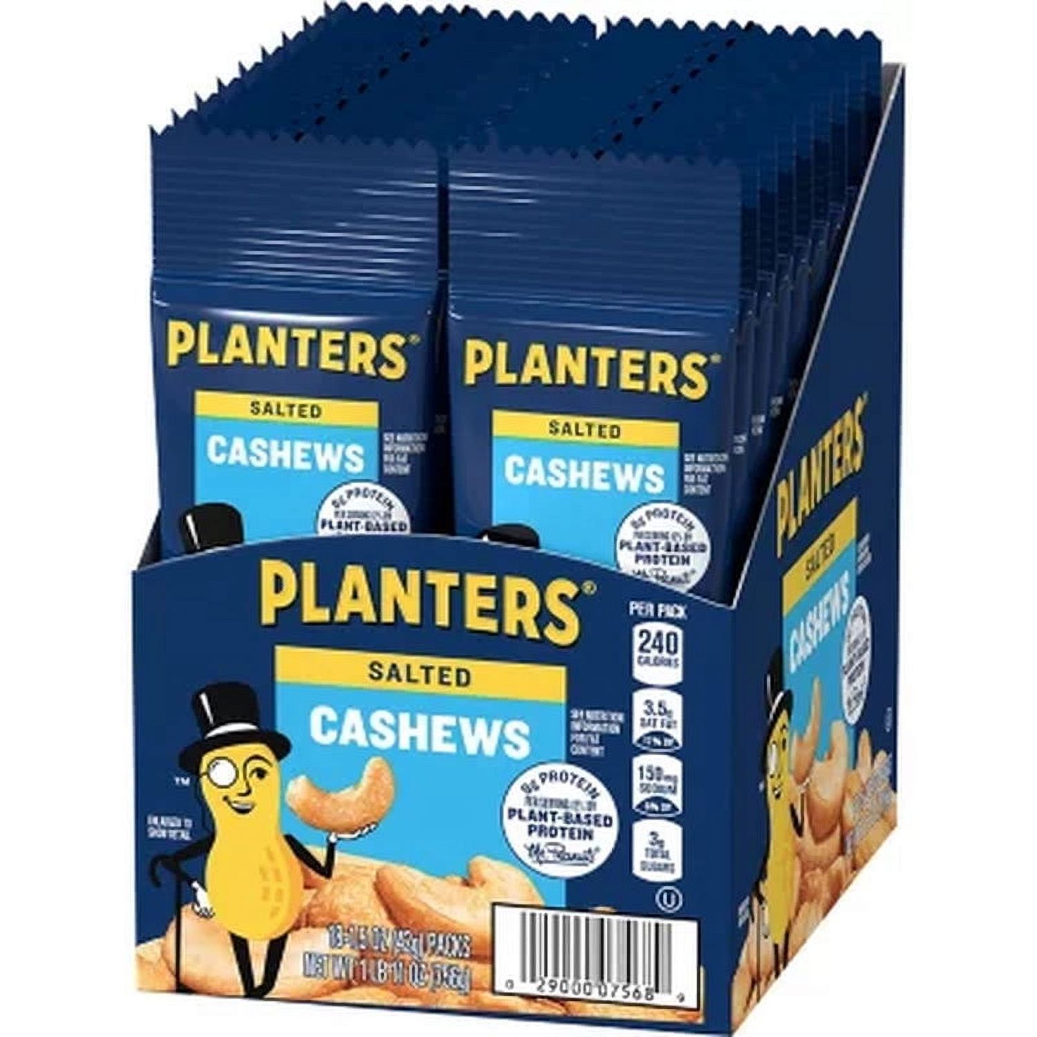 Planters Cashews Salted 18ct