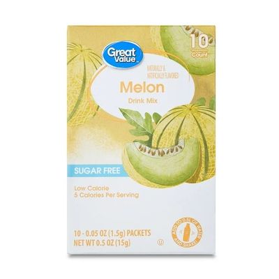 Great Value Drink Mix 10ct (add to 16.9oz water) - Melon