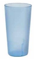 Tumbler - Hard Plastic 16oz Blue (might be clear)