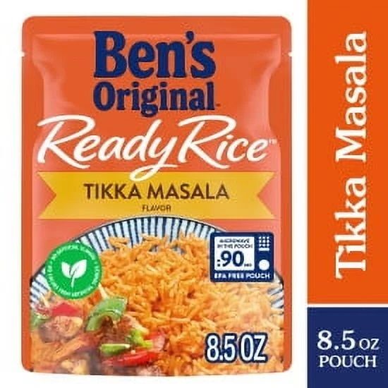 Ben&#39;s Original Ready Rice Microwave Pouches     Tikka Masala