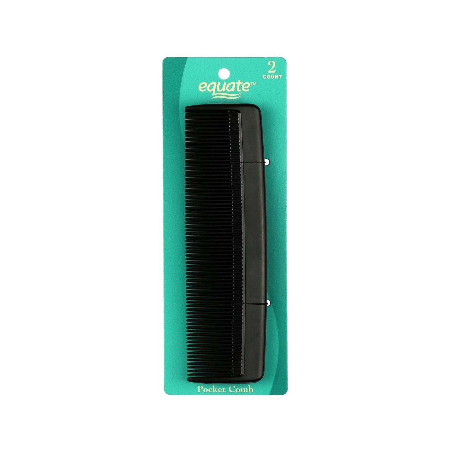 Equate 6&quot; Pocket Comb 2ct