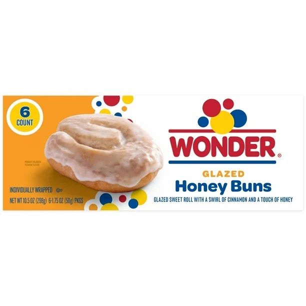Wonder - Glazed Honey Buns 6ct