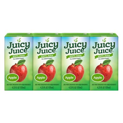 Juicy Juice 4ct drink box - apple