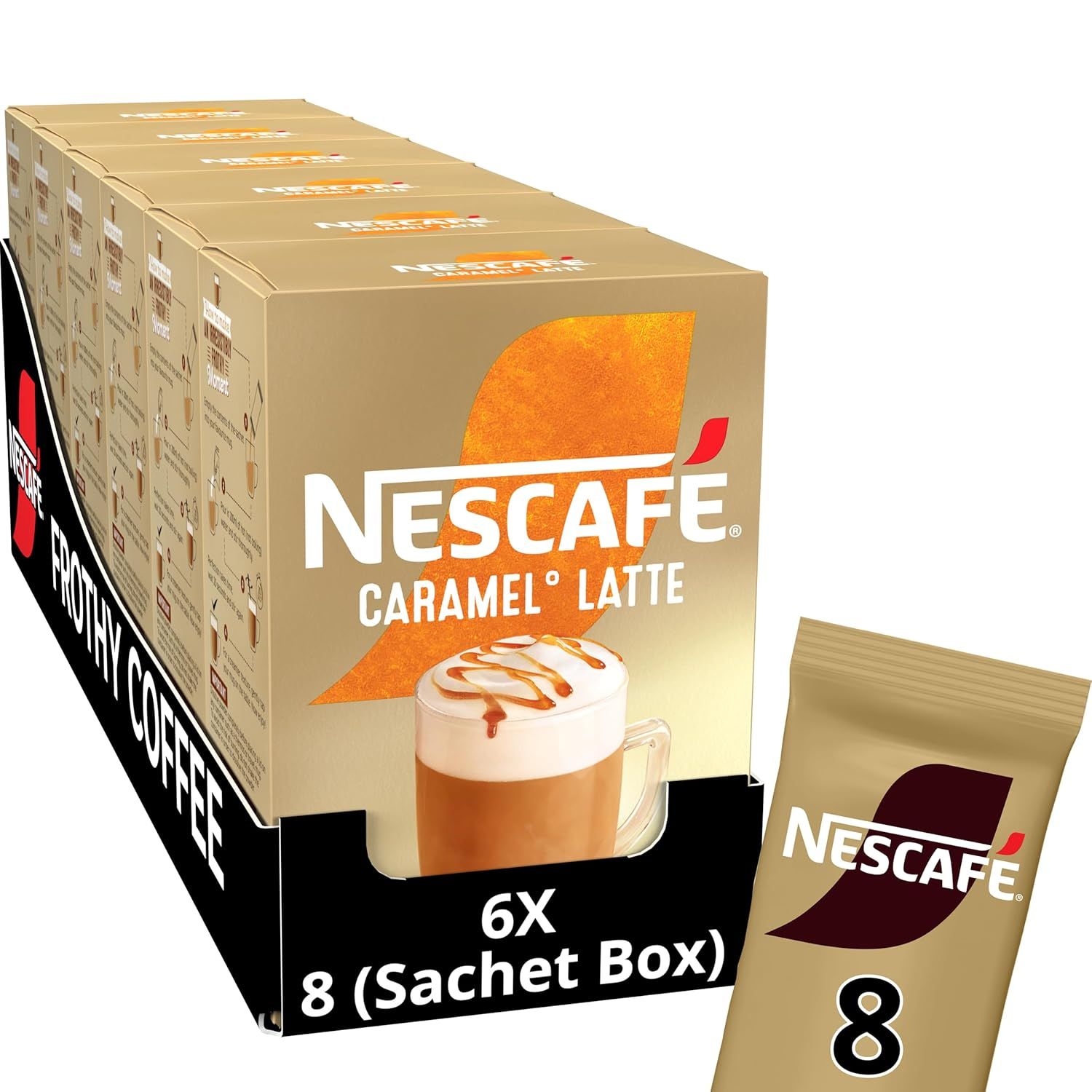 Nescafe Caramel Latte 8ct