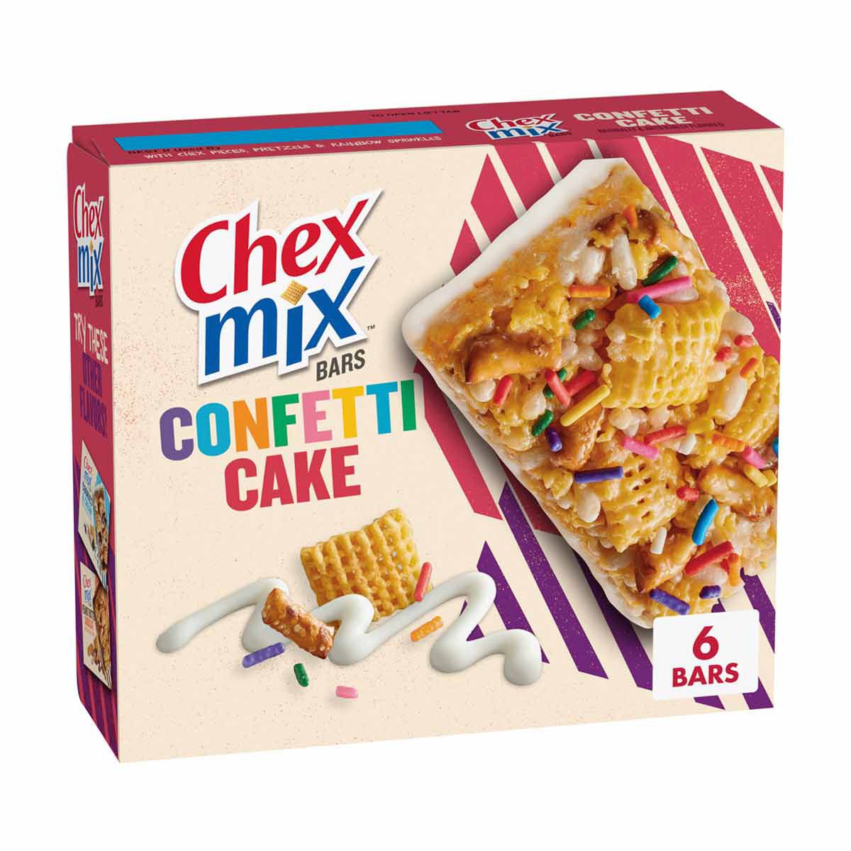 Soft Baked Bars - Chex Mix Confetti Cake 6ct