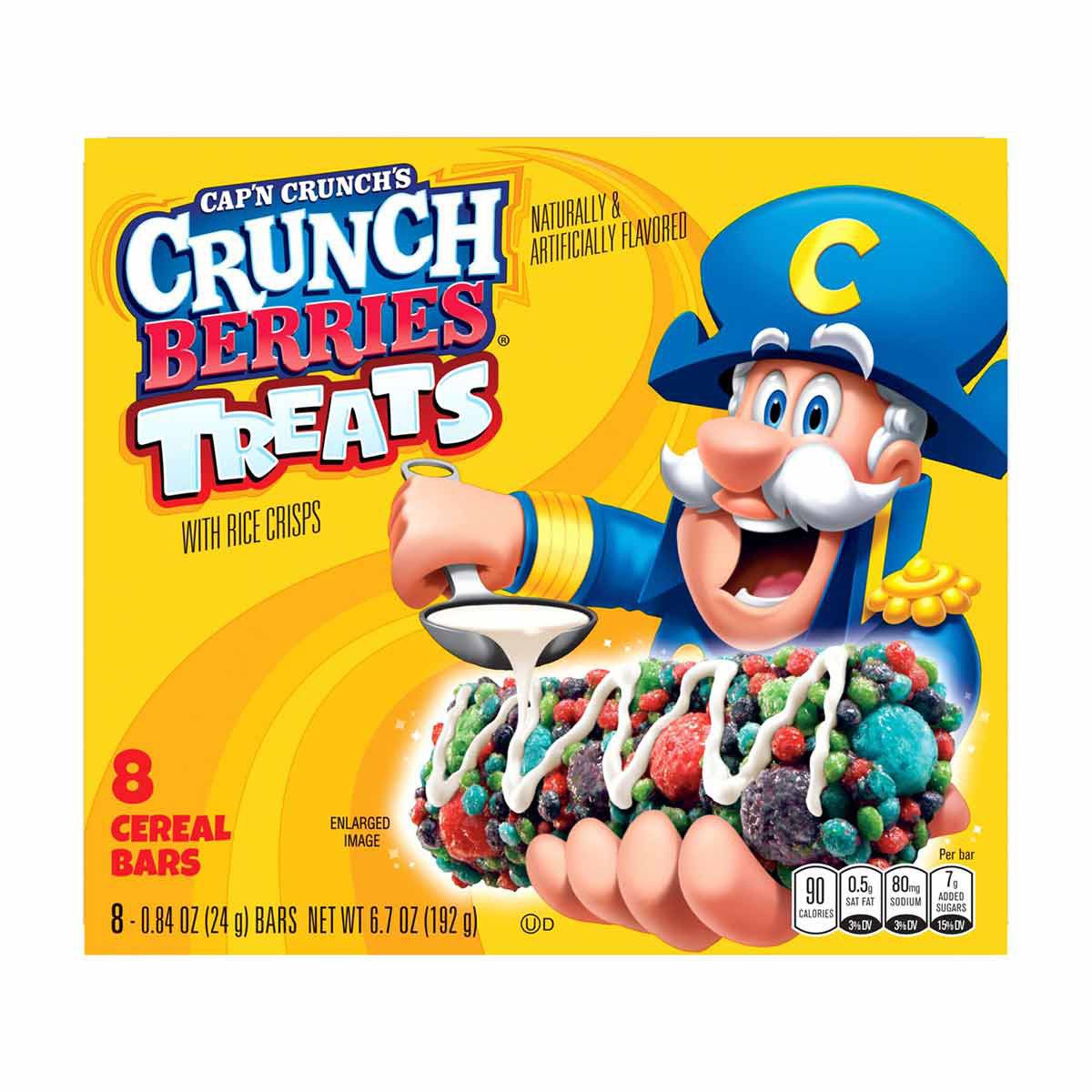 Soft Baked Bars - Cap&#39;n Crunch Berries Treats 8ct