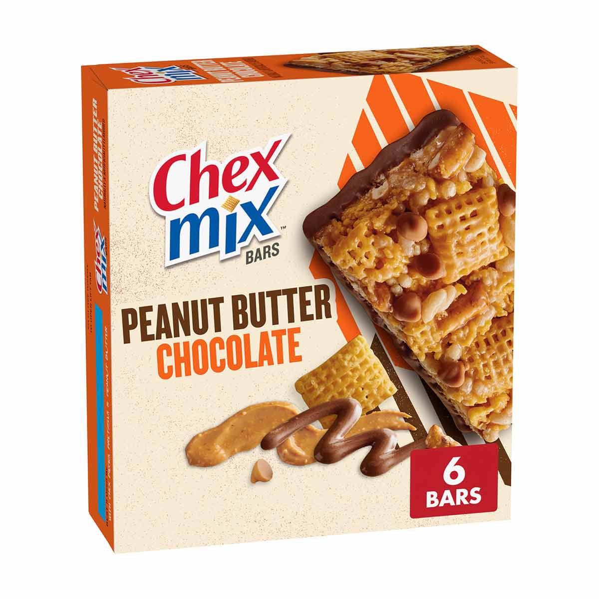 Soft Baked Bars - Chex Mix Peanut Butter Chocolate 6ct