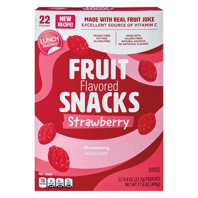 Lunch Buddies Strawberry Fruit Snacks 22ct