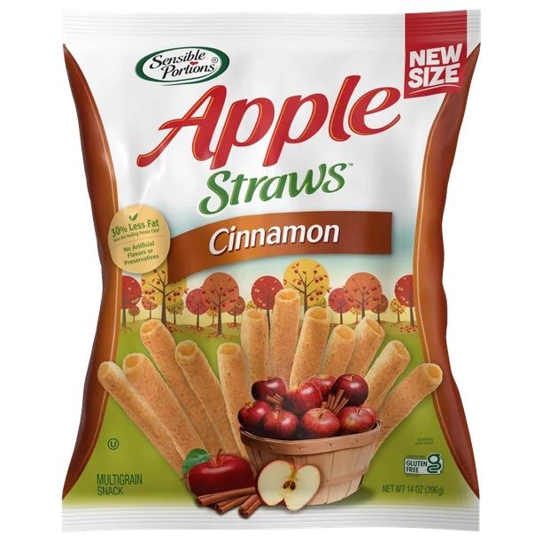 Sensible Solutions Veggie Straws - Cinnamon Apple