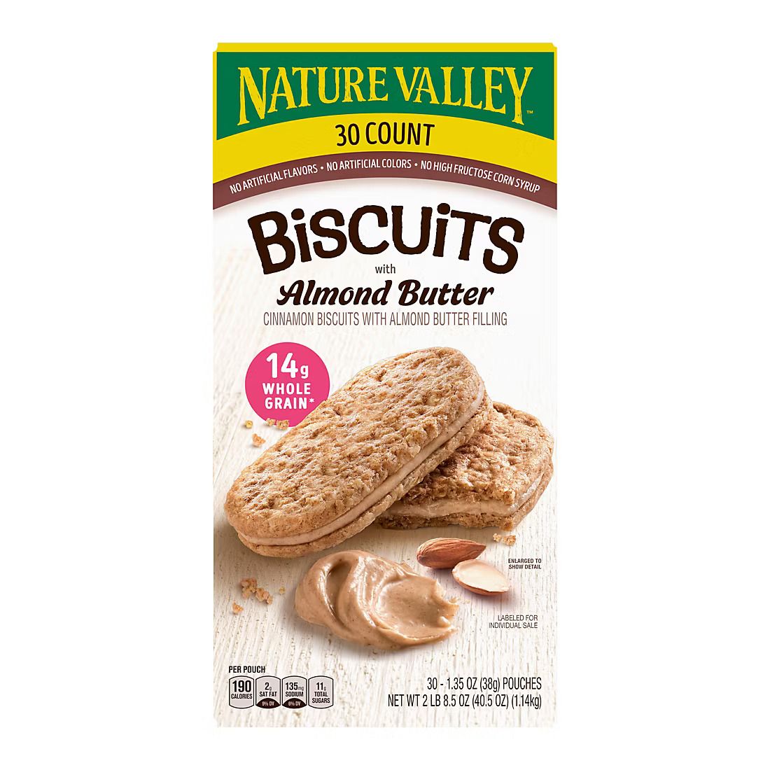 Nature Valley Biscuits with Almond Butter 30ct